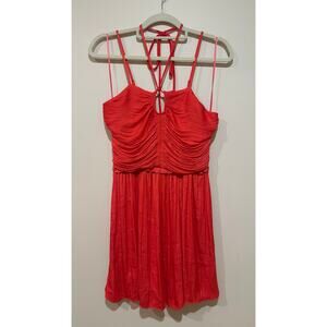 House of Harlow 1960 Red Keyhole Draped Dress - size S